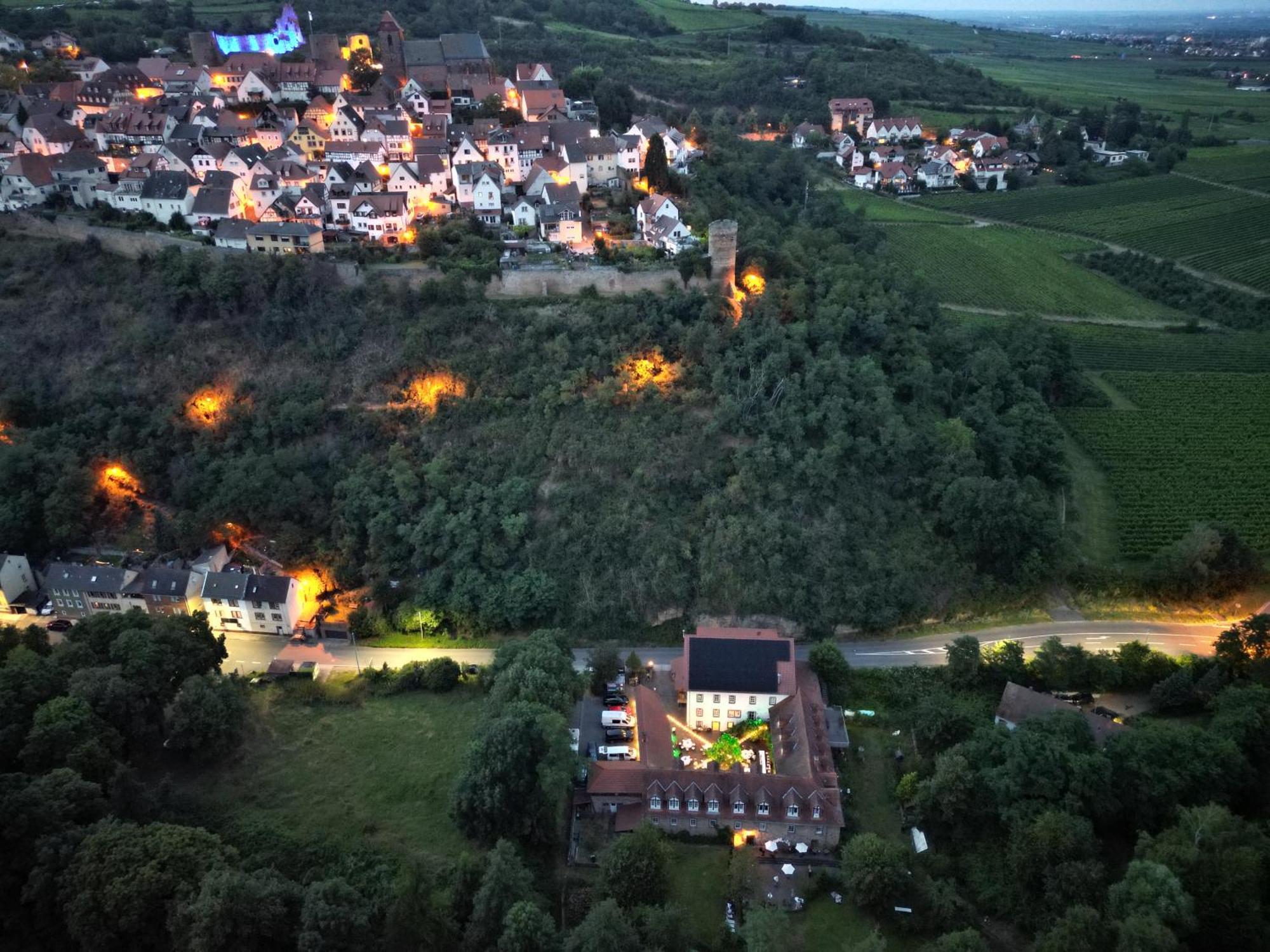 Felsenmuehle Neuleiningen Bed & Breakfast Exterior foto